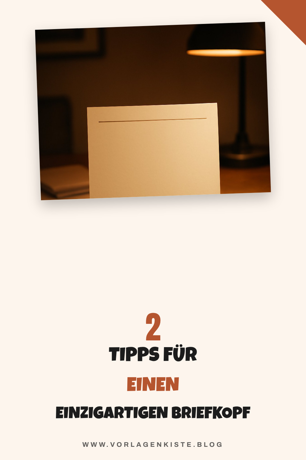 Diese 3 Tipps machen deinen Briefkopf einzigartig