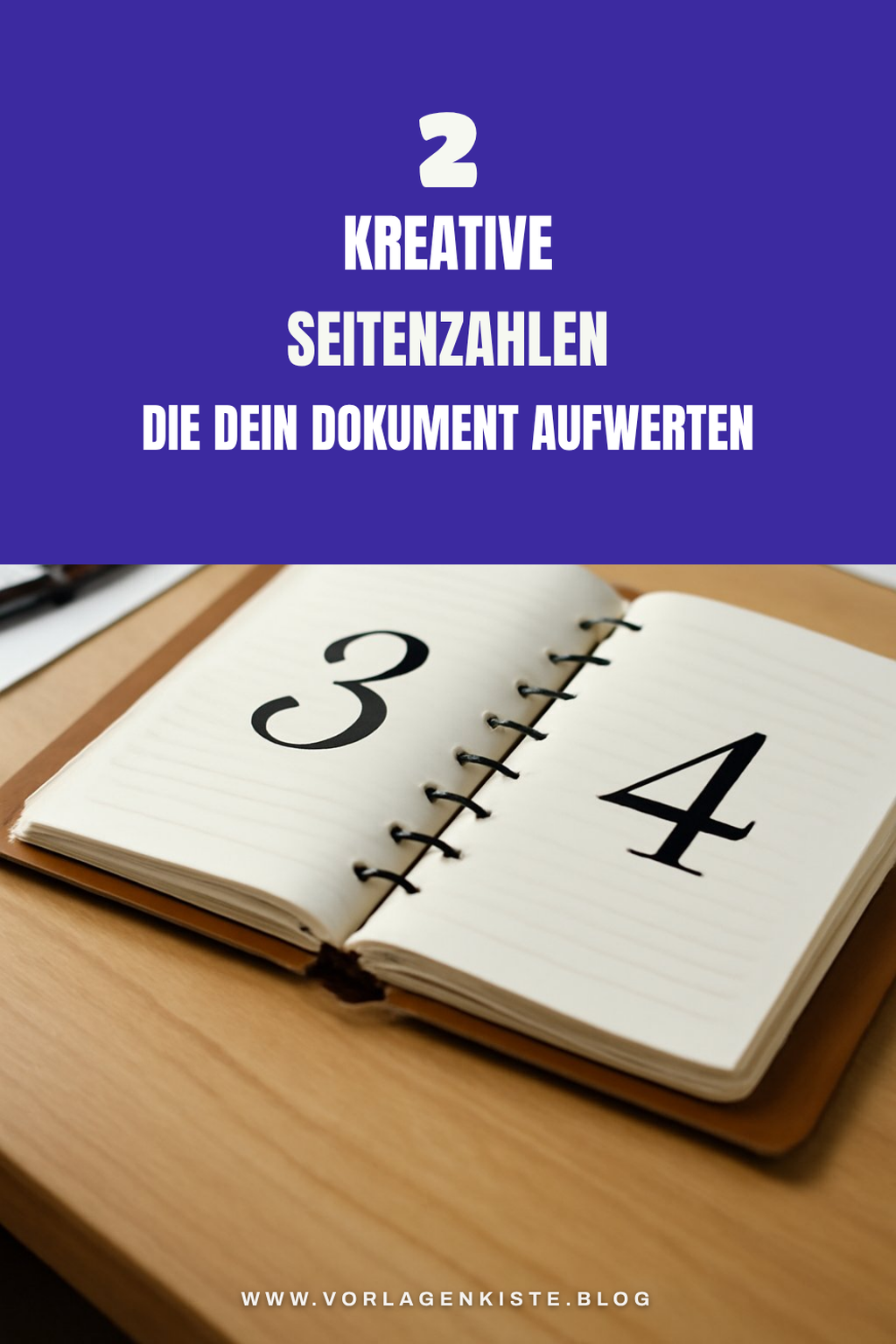 So gestaltest du kreative Seitenzahlen, die auffallen