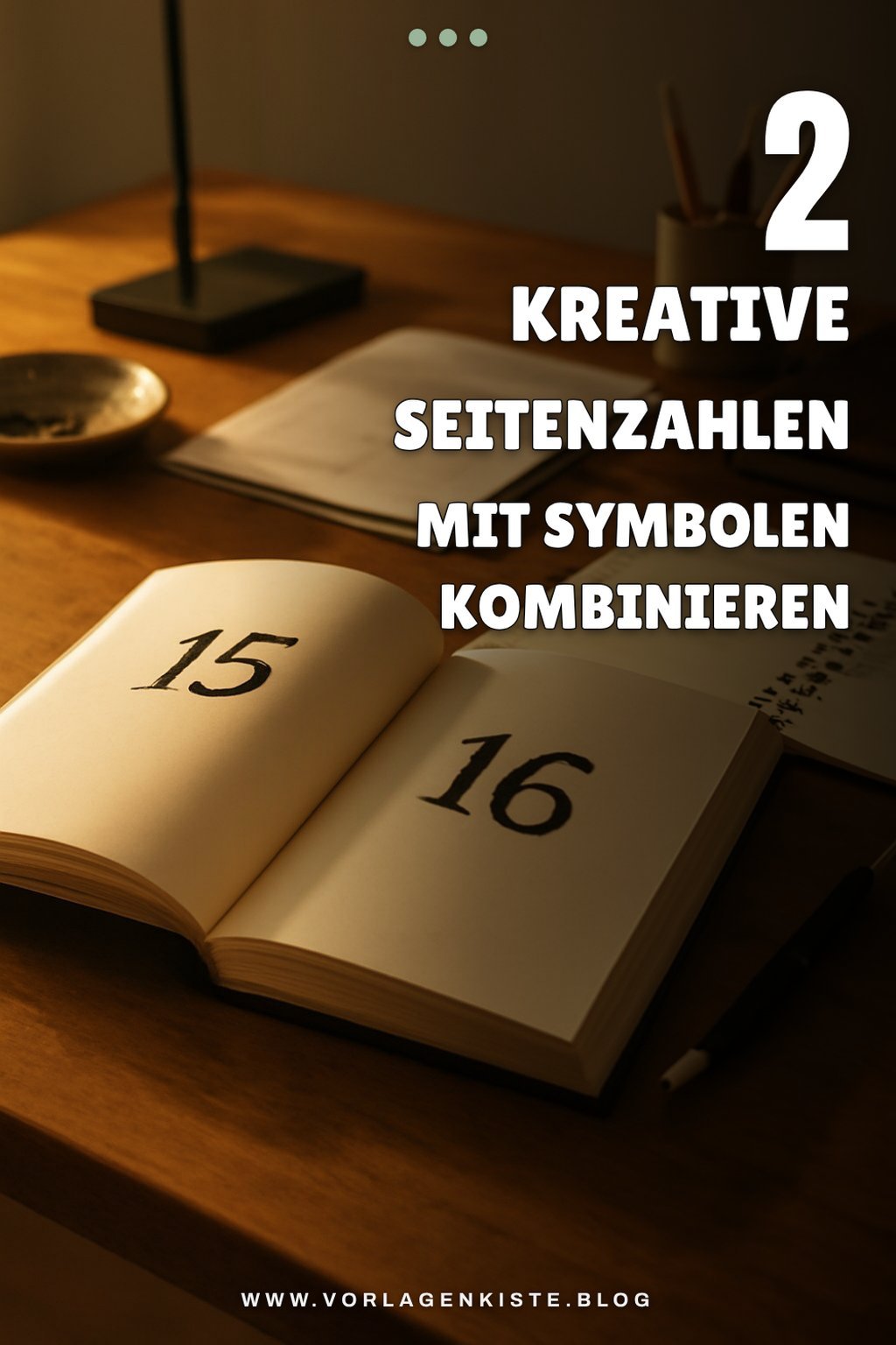 Wie du kreative Seitenzahlen mit Symbolen kombinierst