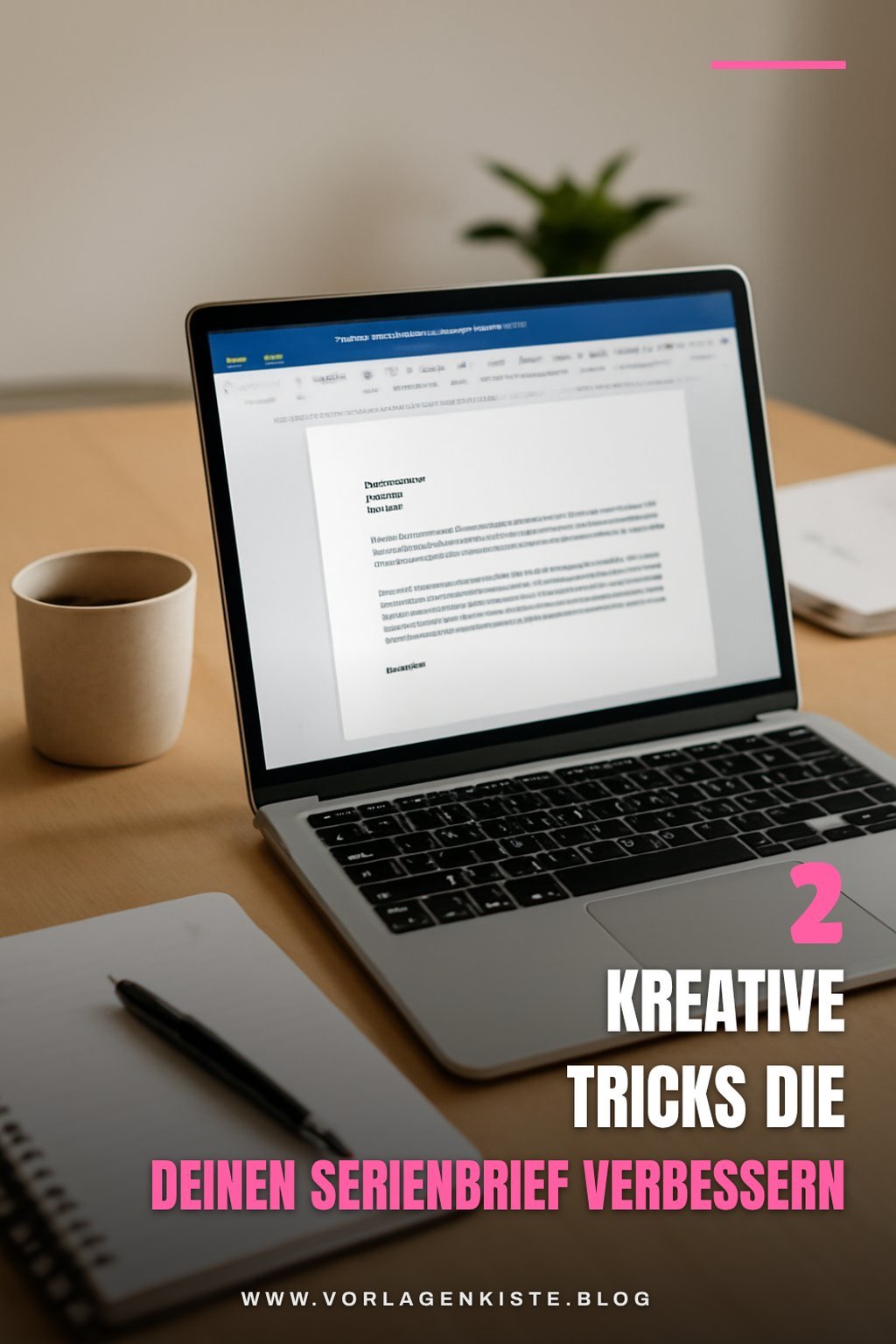 So machst du deinen Serienbrief in Word ansprechend