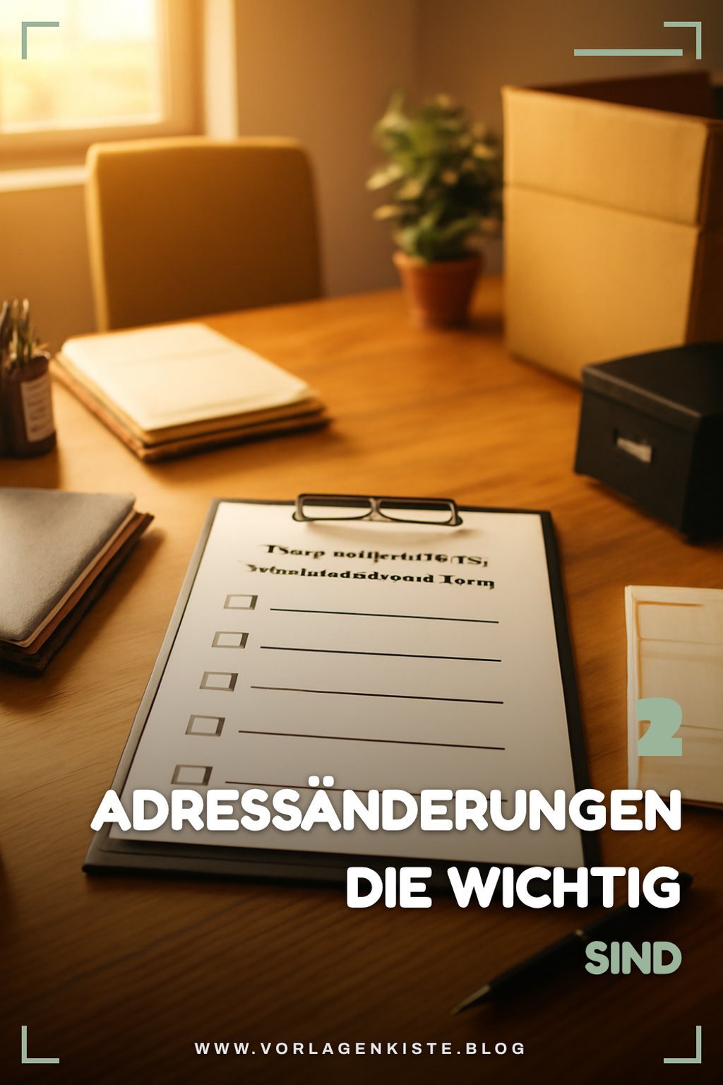 Wichtige Adressänderungen nicht vergessen