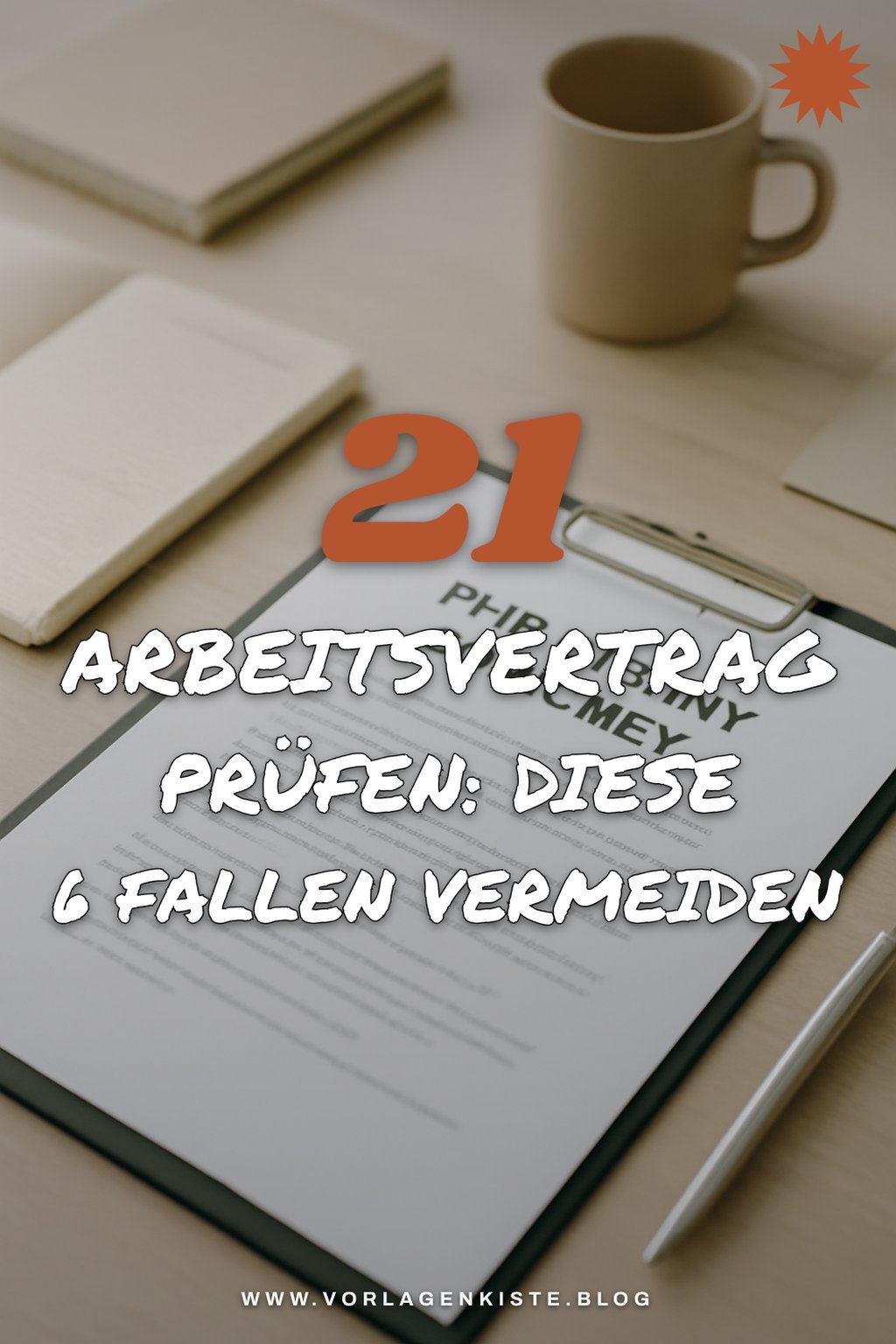 21 Arbeitsvertrag prüfen: Diese 6 Fallen vermeiden — Vorher-Nachher