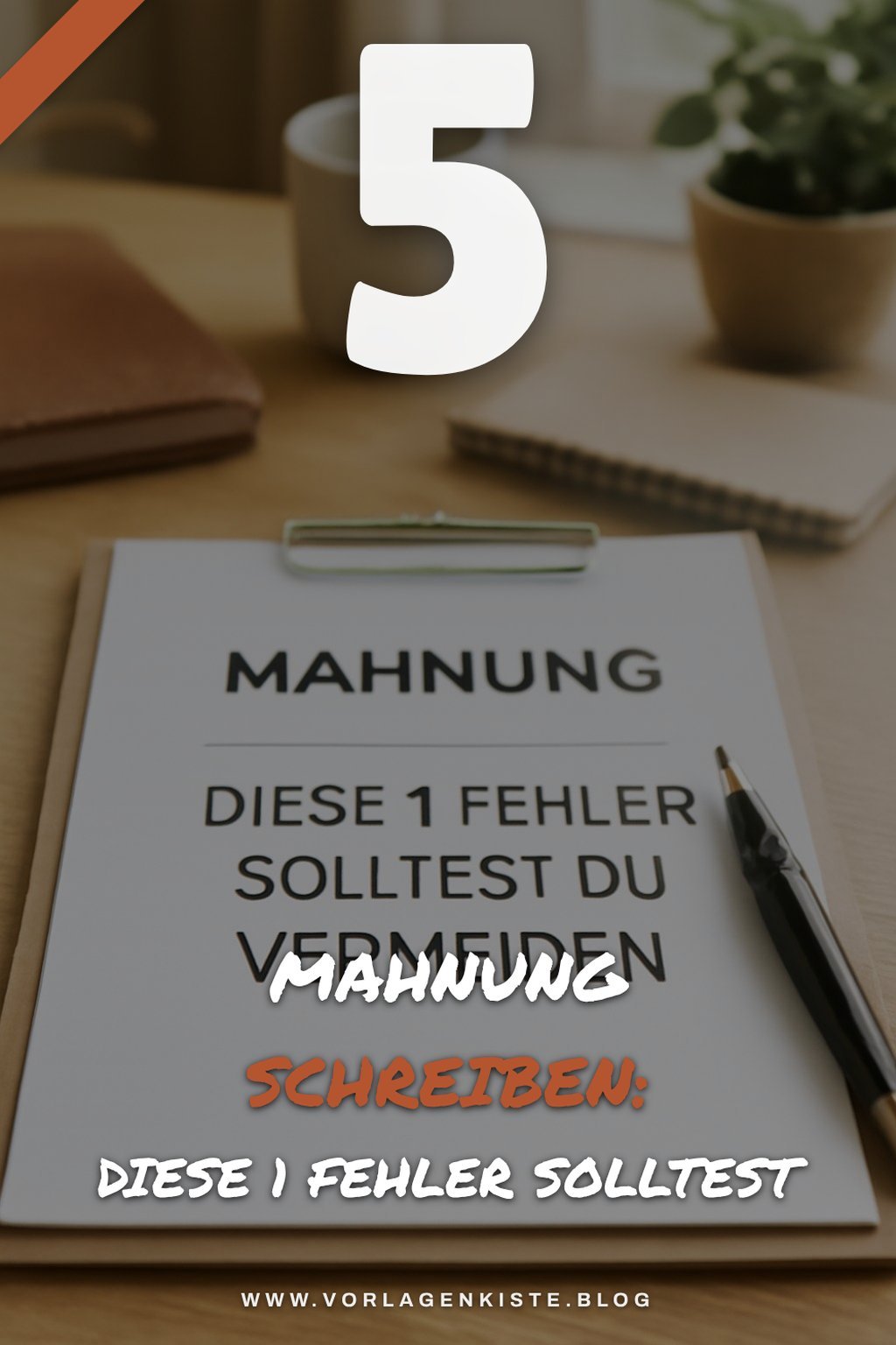 5 Mahnung schreiben: Diese 1 Fehler solltest du vermeiden — Problem-Szenario