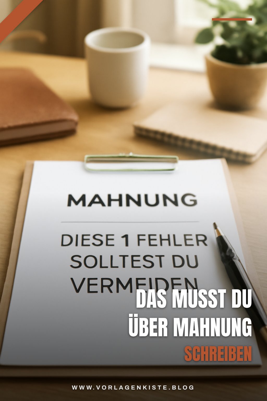 5 Mahnung schreiben: Diese 1 Fehler solltest du vermeiden — Detail