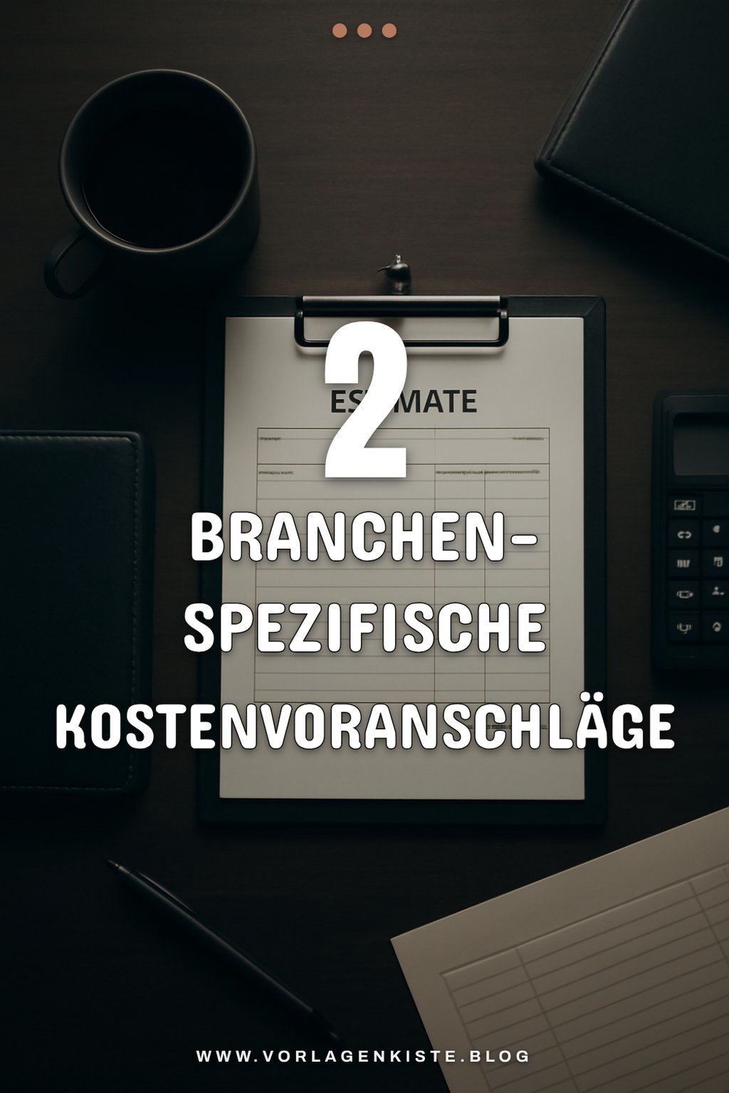 Kostenvoranschläge für verschiedene Branchen