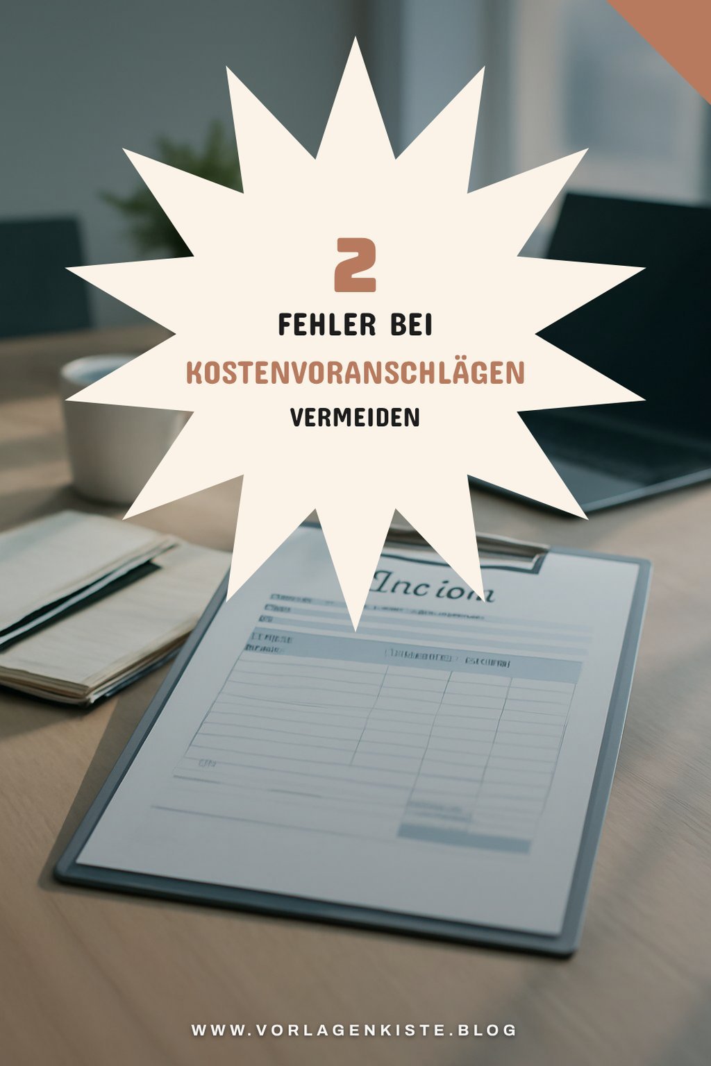Fehler, die du bei Kostenvoranschlägen vermeiden solltest