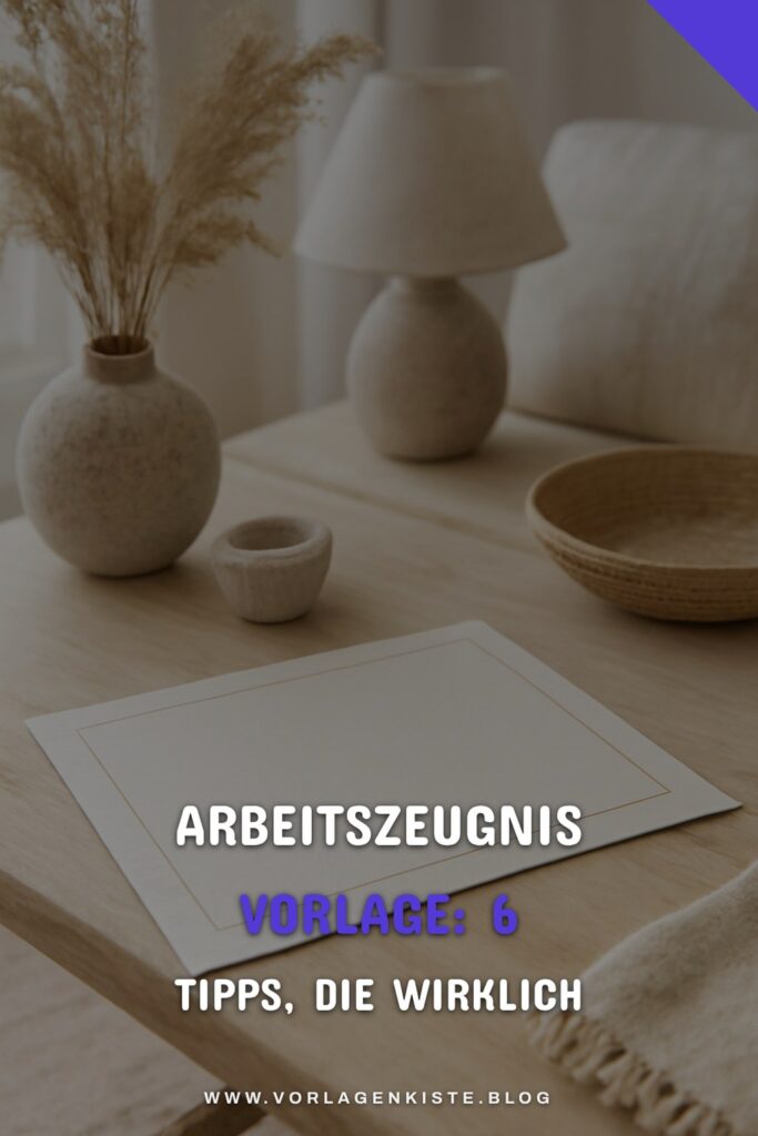 Arbeitszeugnis Vorlage: 6 Tipps, die wirklich funktionieren
