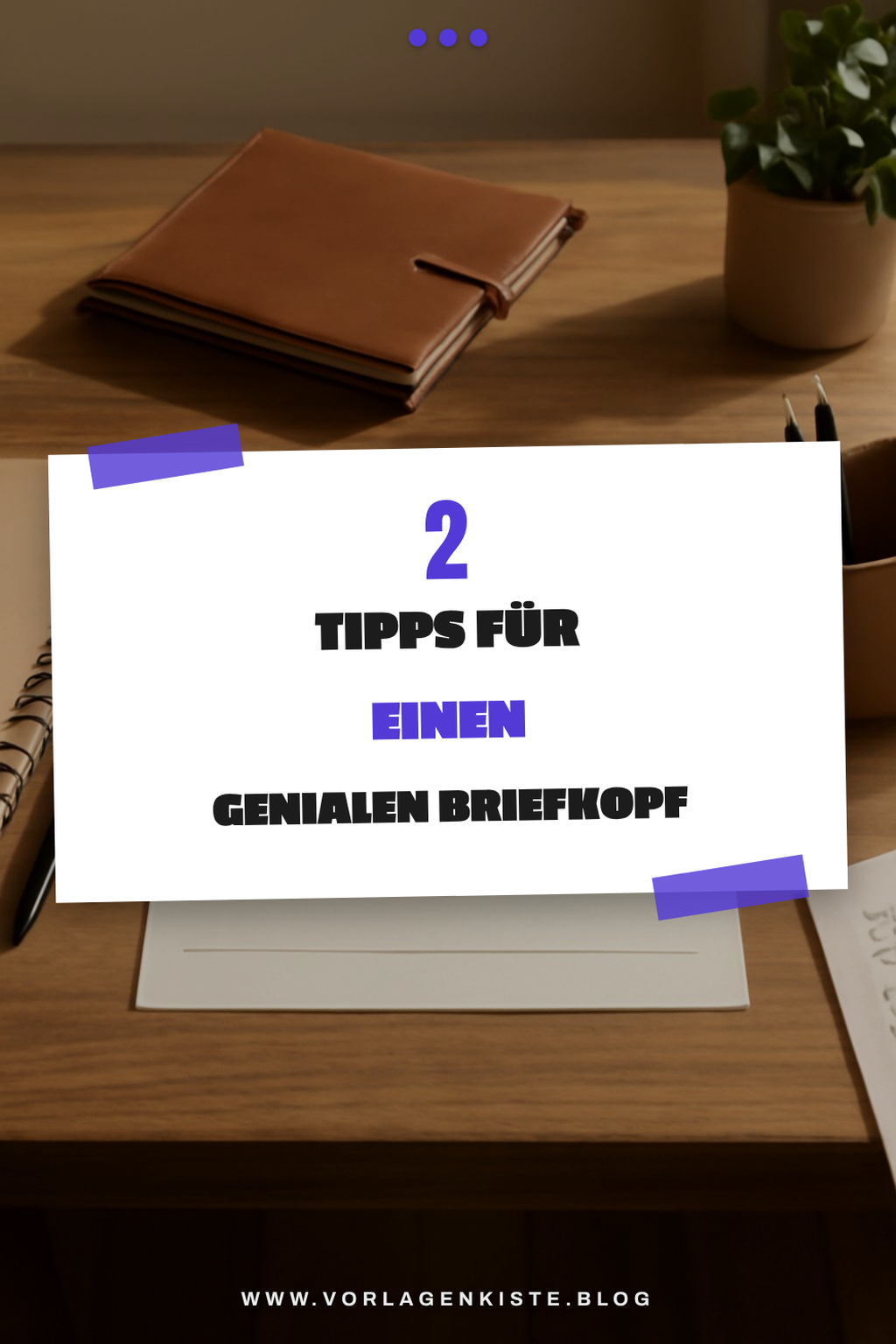 So gestaltest du einen beeindruckenden Briefkopf