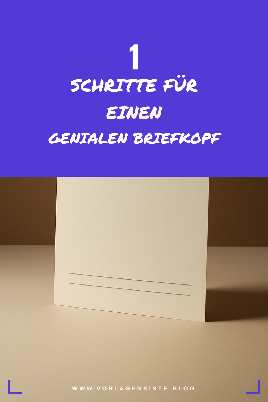 So gestaltest du deinen Briefkopf in 5 einfachen Schritten