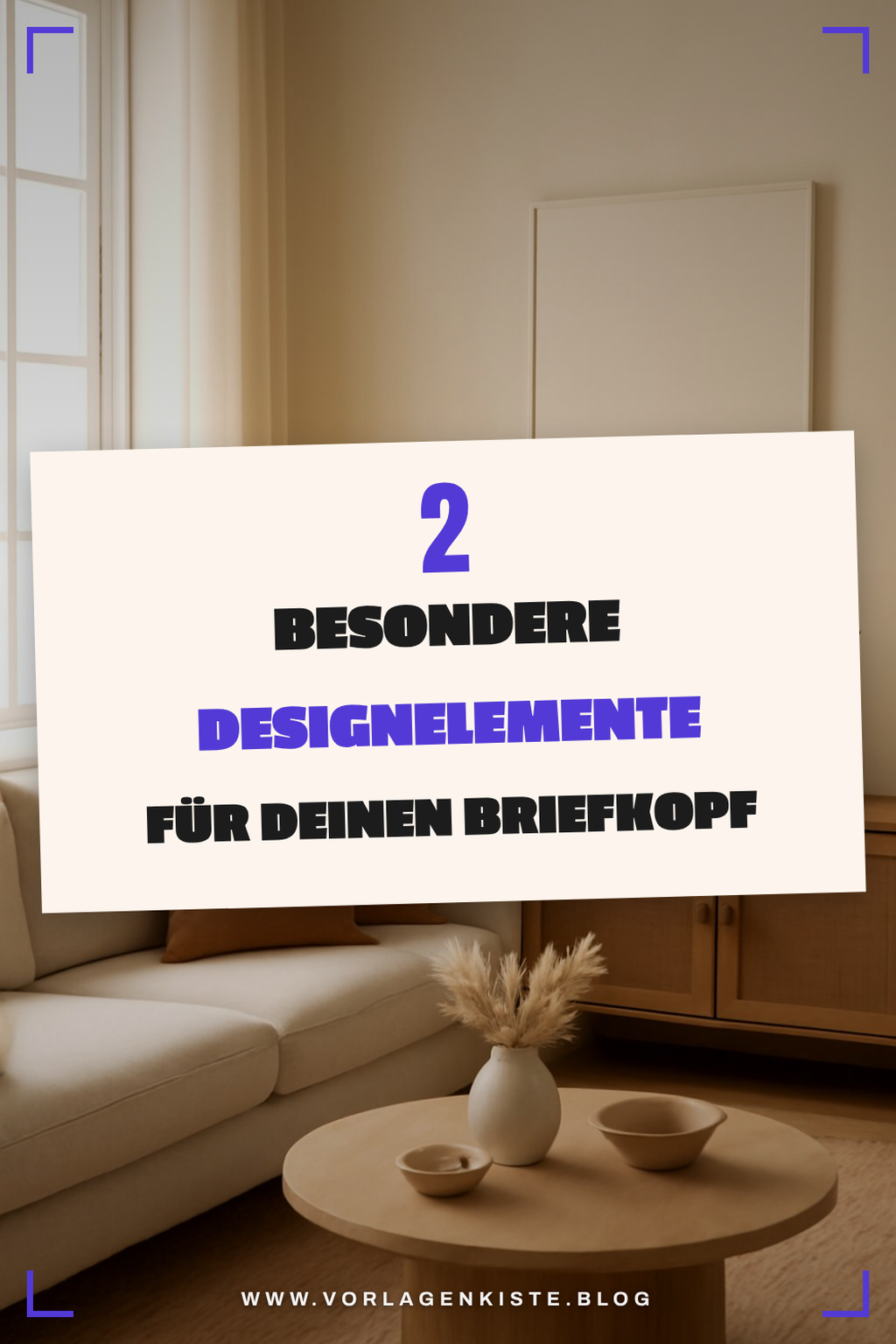 Besondere Designelemente einfügen