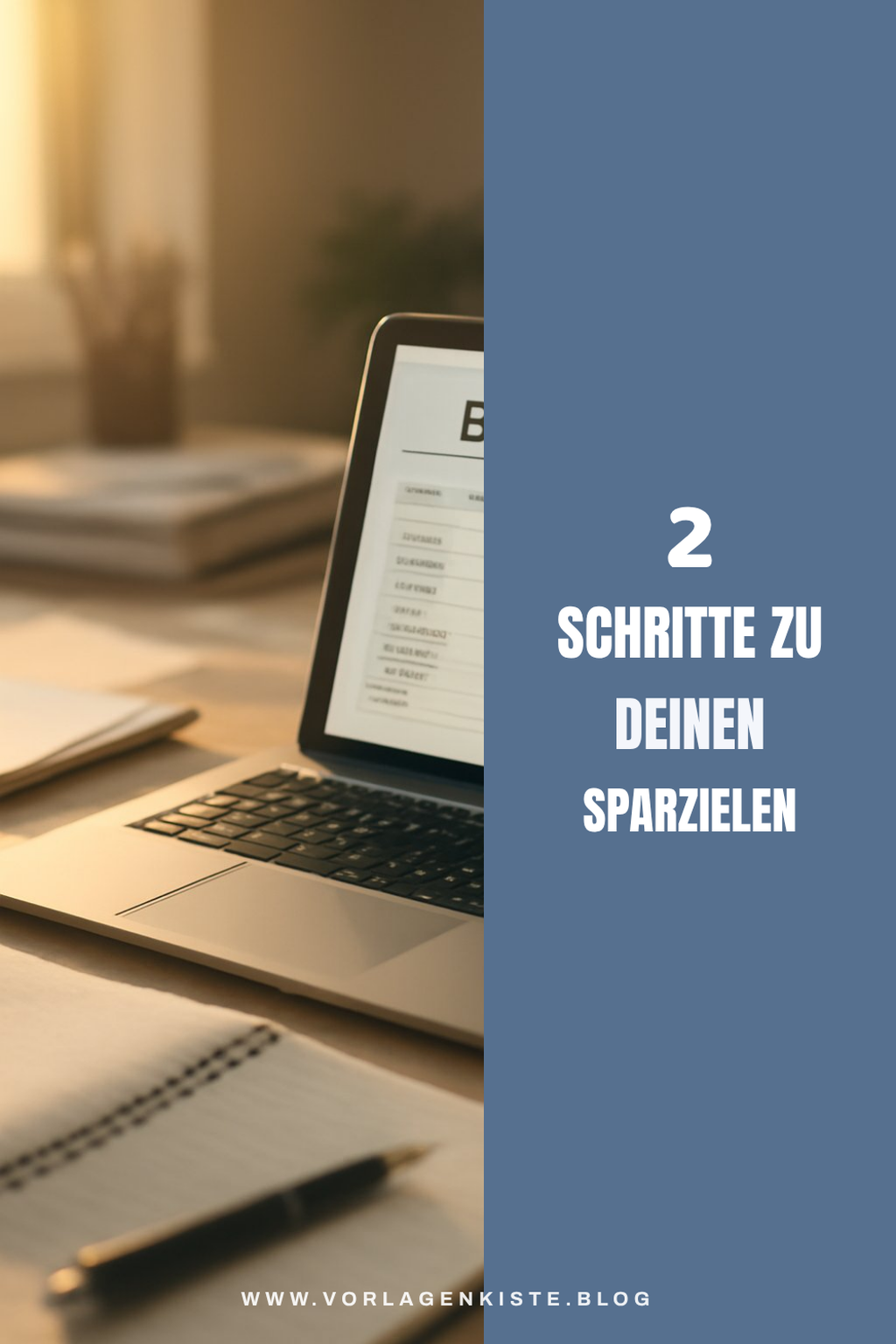 Wie du deine Sparziele im Budgetplaner festlegst