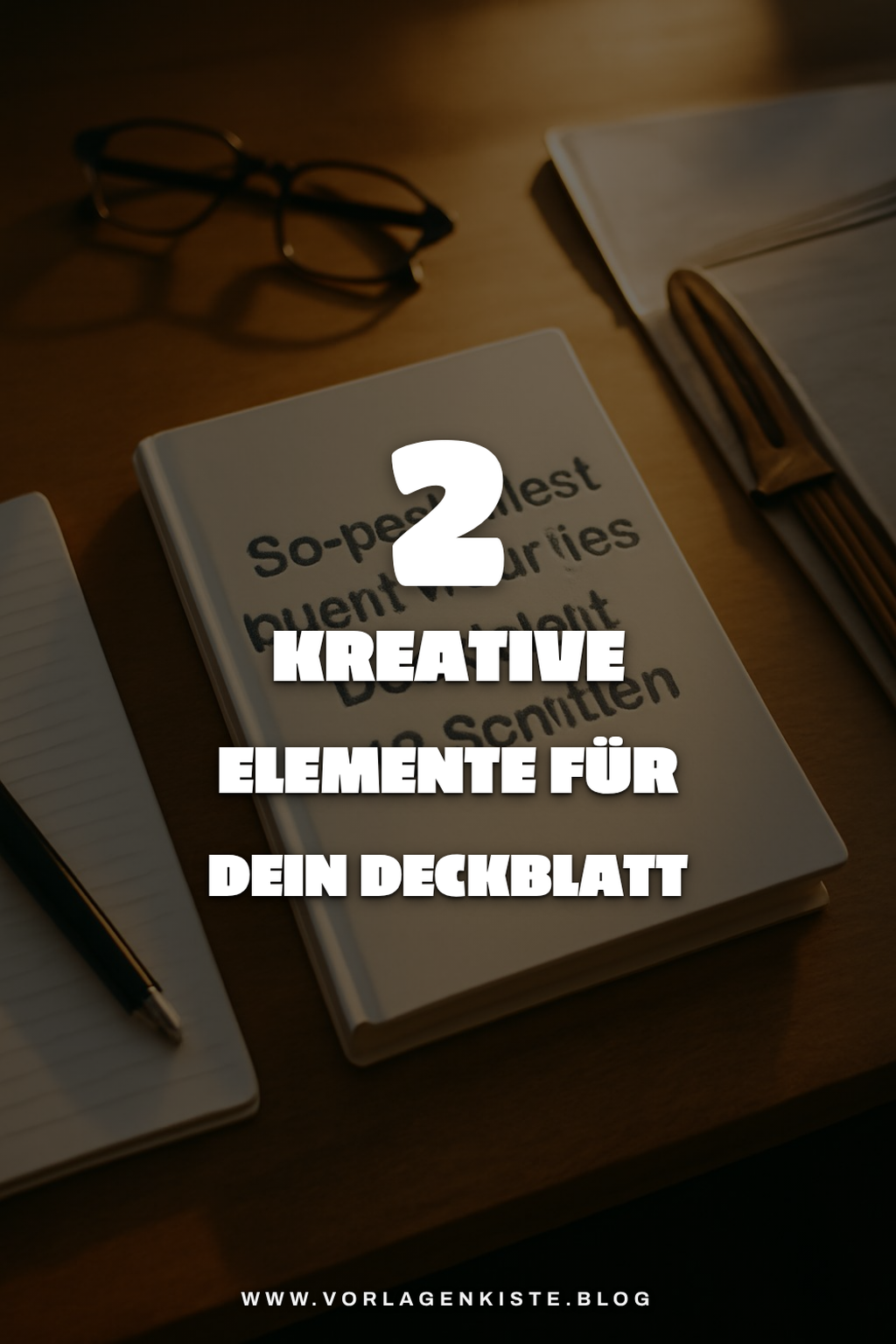 Kreative Elemente für dein Deckblatt