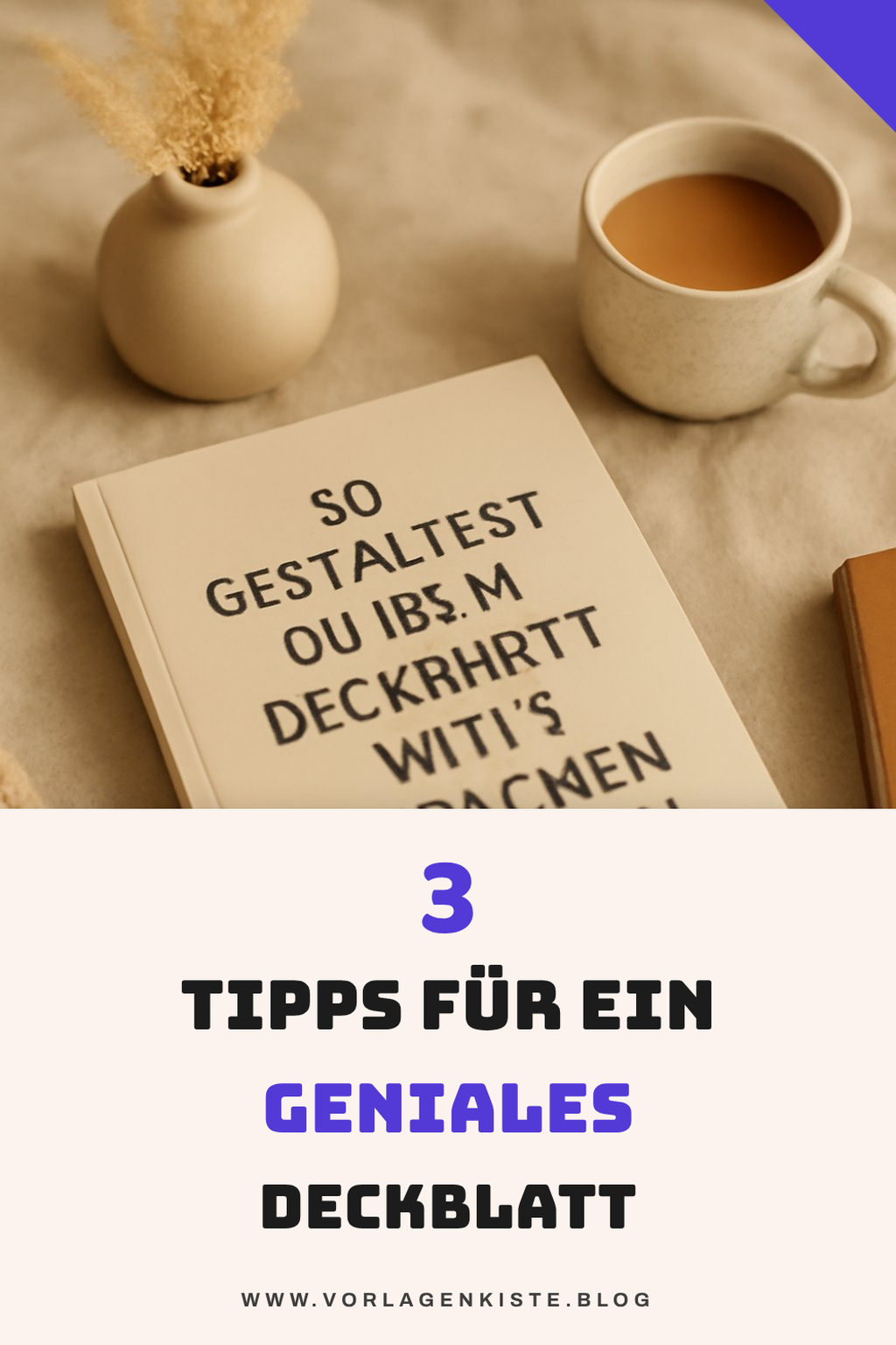 So gestaltest du dein Deckblatt in 5 einfachen Schritten