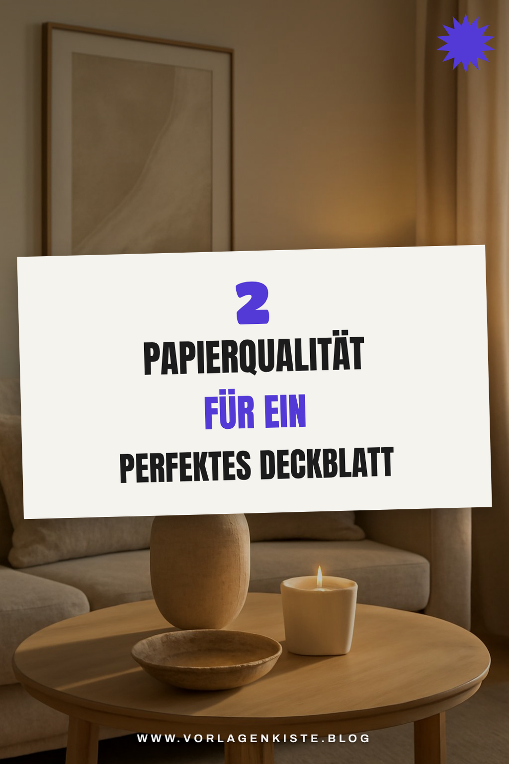 Das richtige Papier für dein Deckblatt wählen