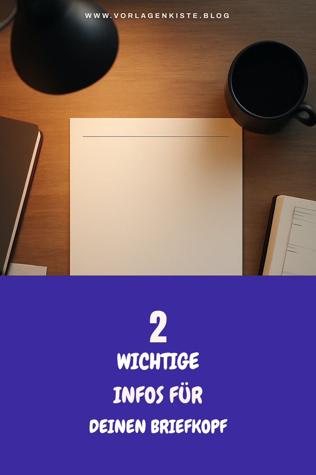 Wichtige Informationen im Briefkopf