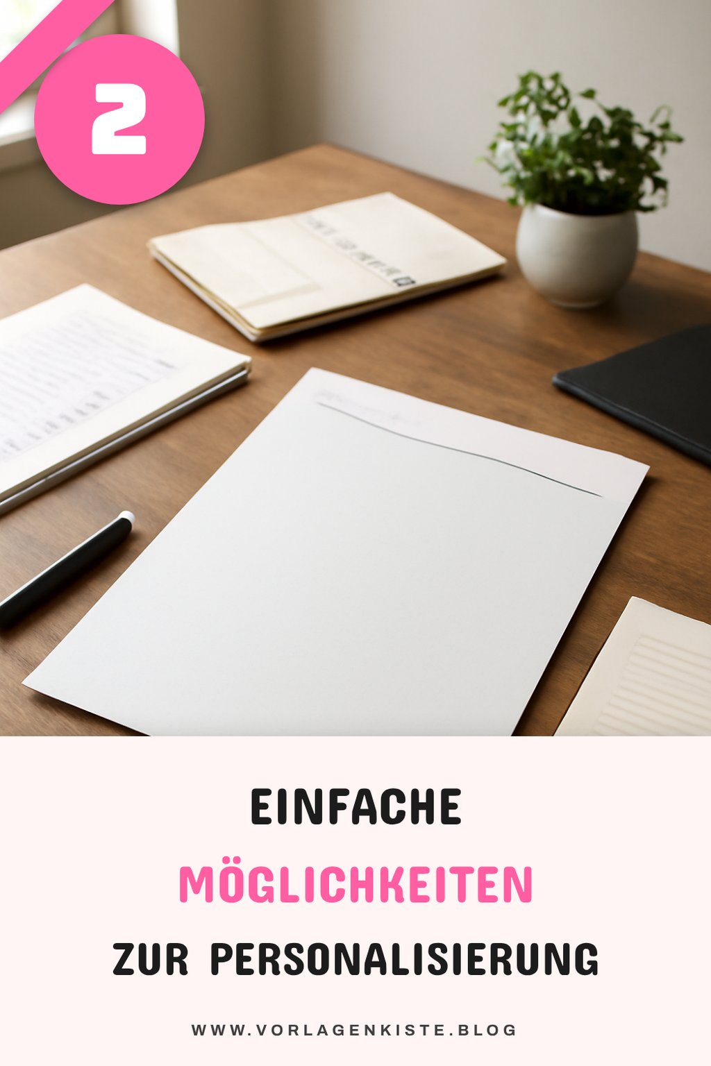 Wie du deinen Briefkopf personalisieren kannst