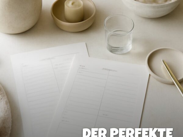 Der perfekte Tagesplaner: Vorlagen für produktive Tage