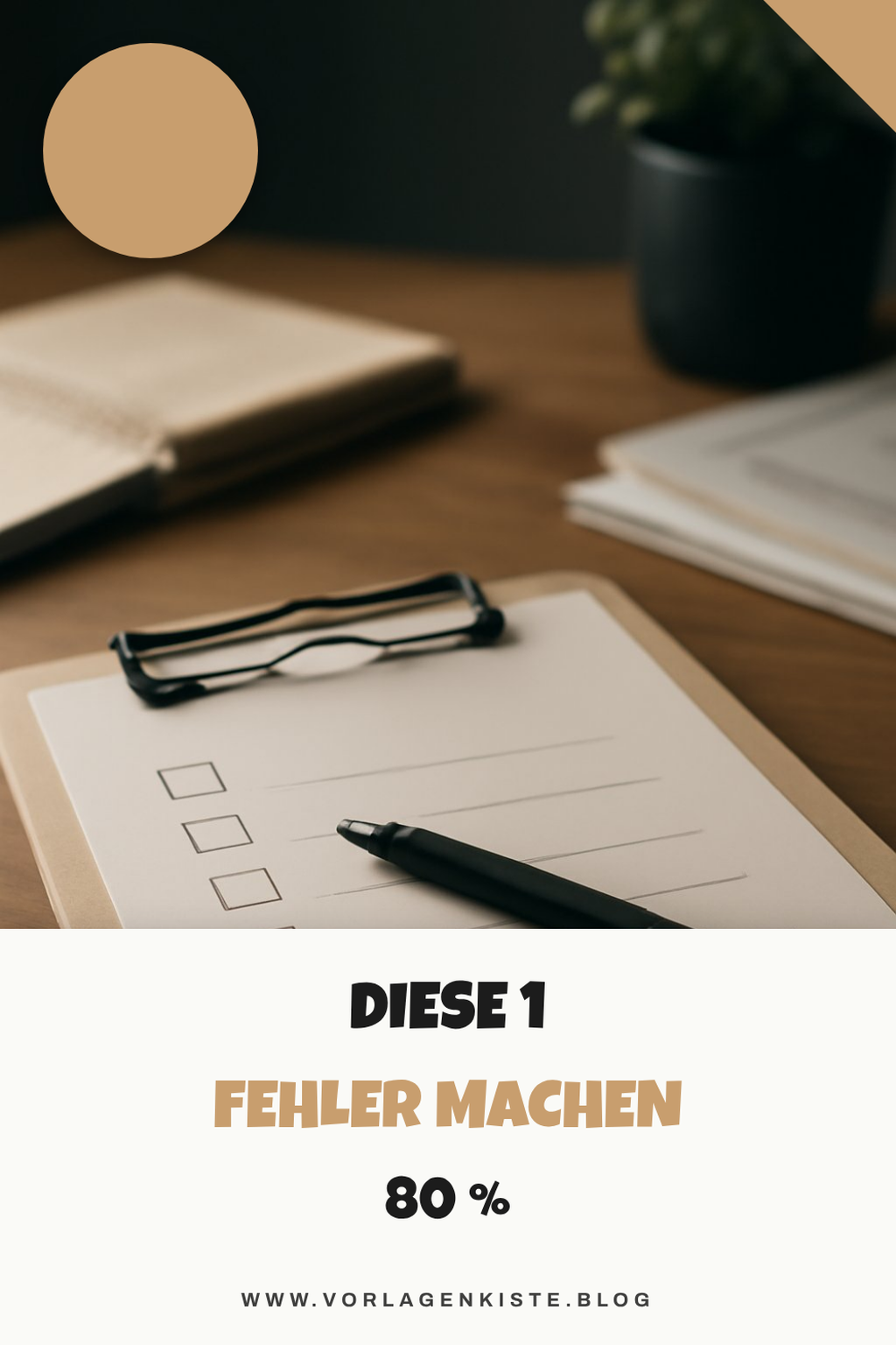 Diese 1 Fehler machen 80 % der Checklisten-Ersteller — Vorher-Nachher