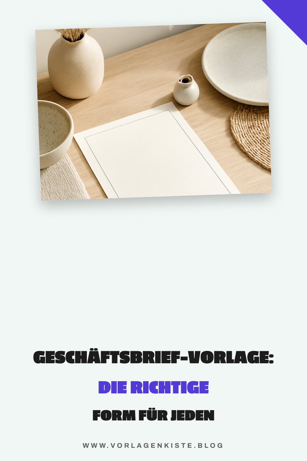 Geschäftsbrief-Vorlage: Die richtige Form für jeden Anlass — Business Vorlagen Geschäftsbrief-Vorlage