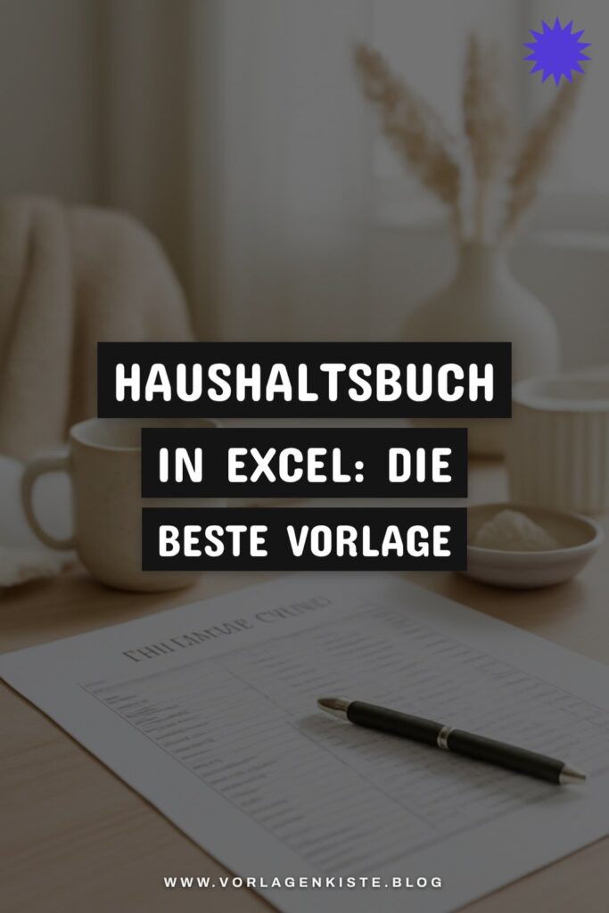 Haushaltsbuch in Excel: Die beste Vorlage zum Sofort-Loslegen
