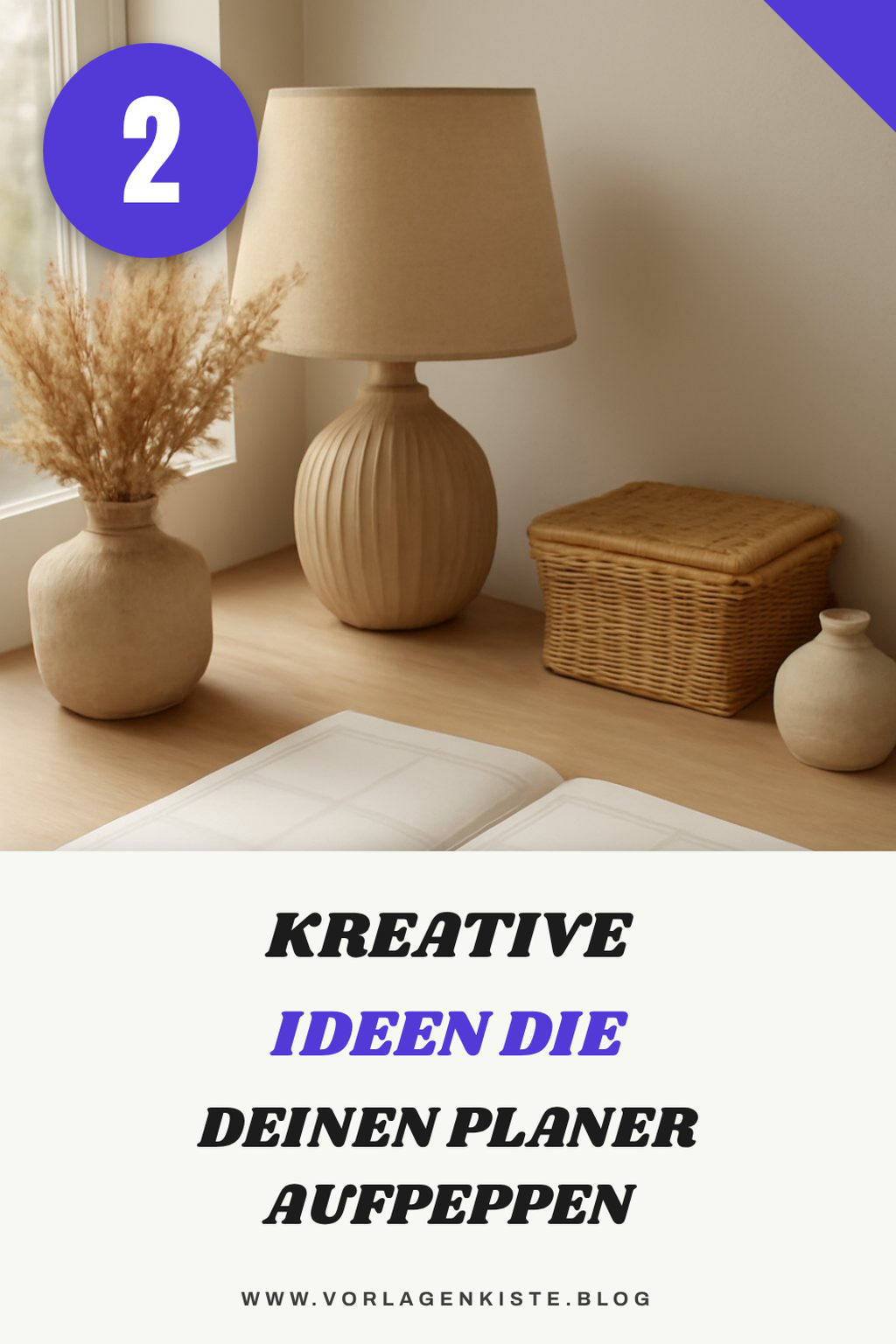 Haushaltsplaner kreativ gestalten