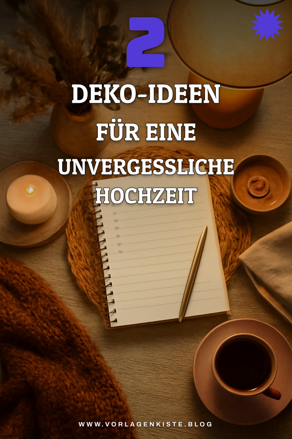 Diese 5 Dekorationsideen machen deine Hochzeit unvergesslich