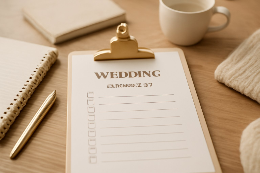 Hochzeitscheckliste zum Ausdrucken (kostenlos)