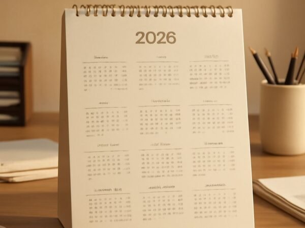 8 kreative Kalender-Vorlagen die du 2026 ausdrucken kannst