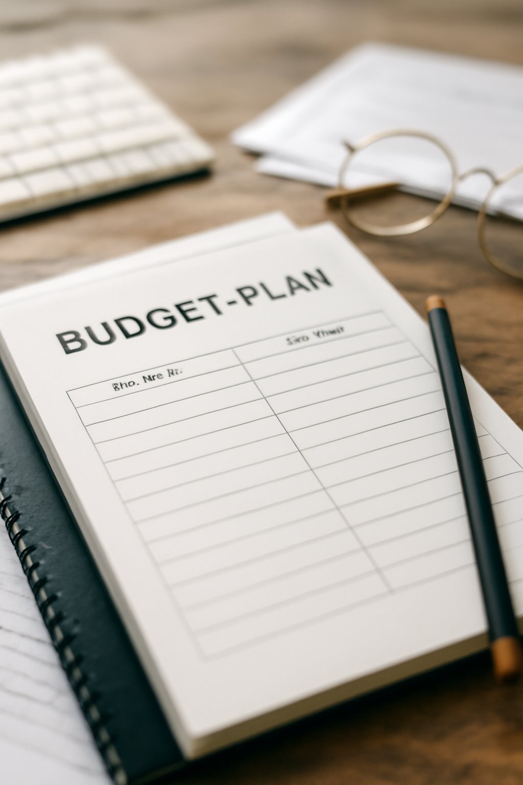 Budgetplaner A4 zum Ausdrucken