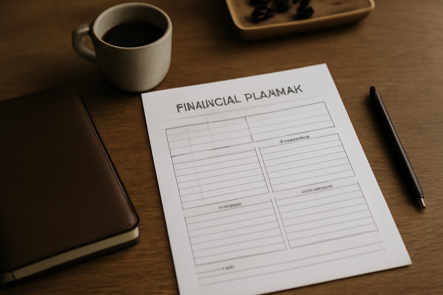 Finanzplaner Vorlage kostenlos zum Ausdrucken — Hero-Aufnahme