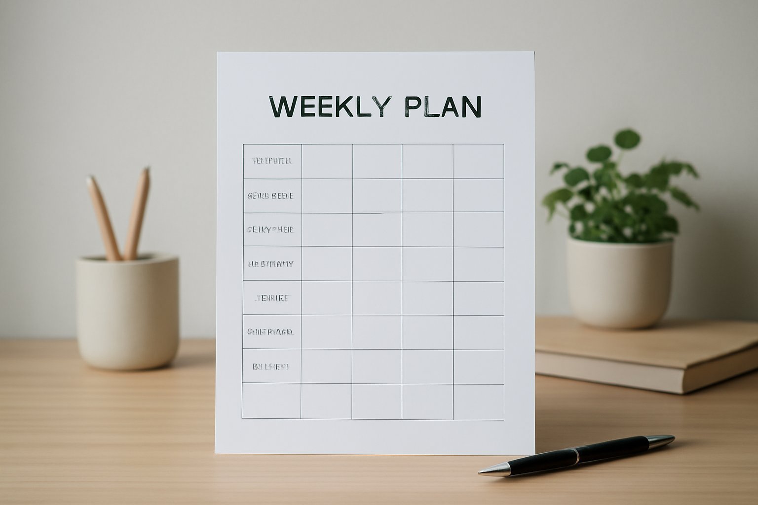 Wochenplaner PDF zum Ausdrucken – gratis Download — Hero-Aufnahme
