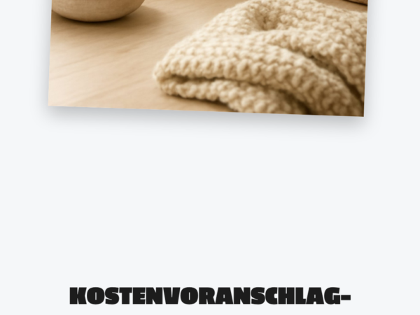 Kostenvoranschlag-Vorlage: Professionell kalkulieren leicht gemacht