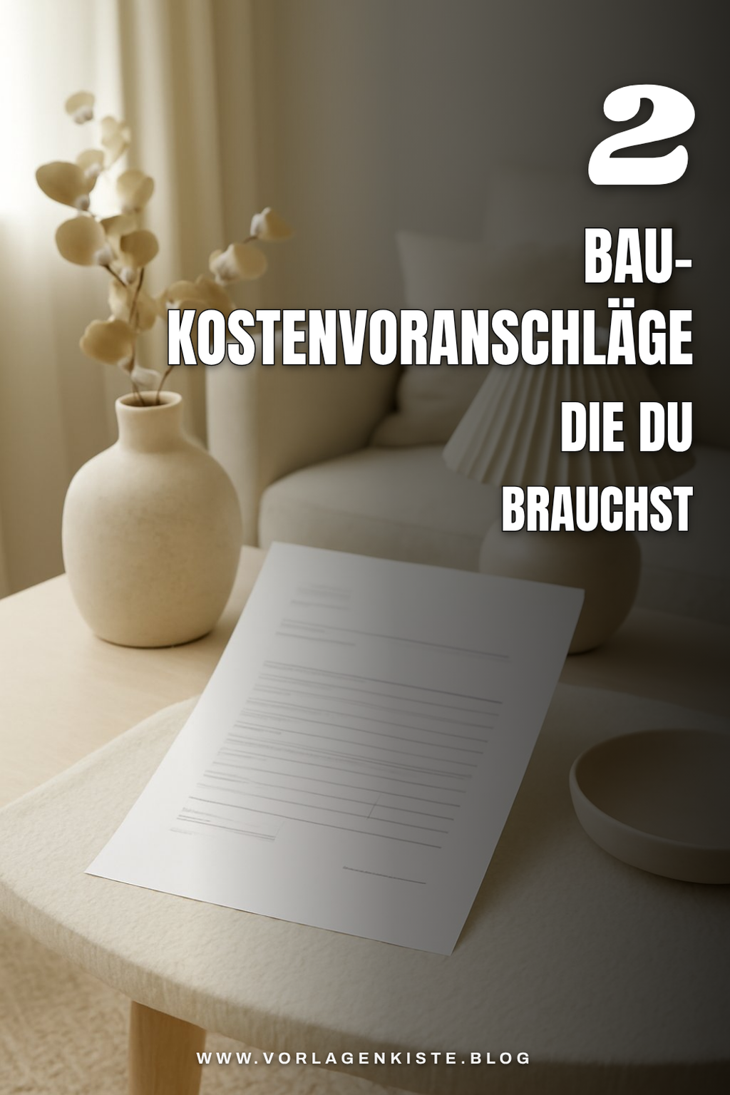 Kostenvoranschläge im Bauwesen