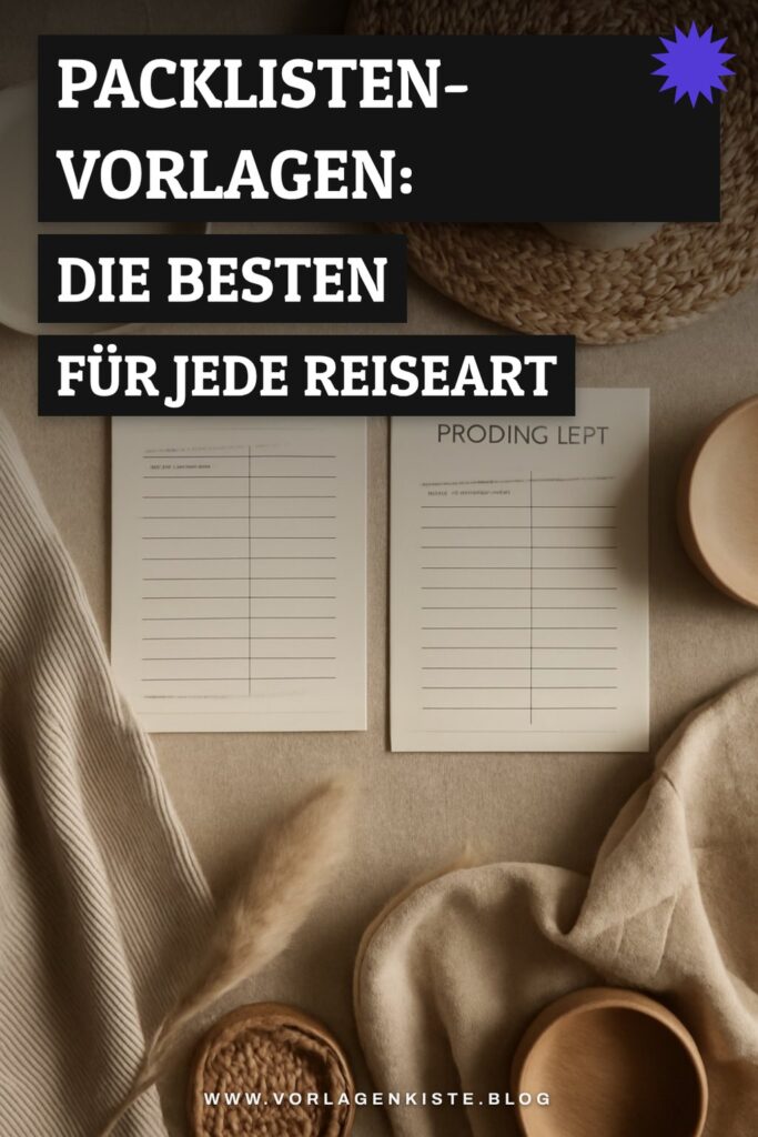 Packlisten-Vorlagen: Die besten für jede Reiseart