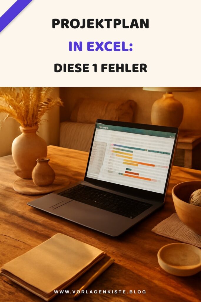 Projektplan in Excel: Diese 1 Fehler vermeiden