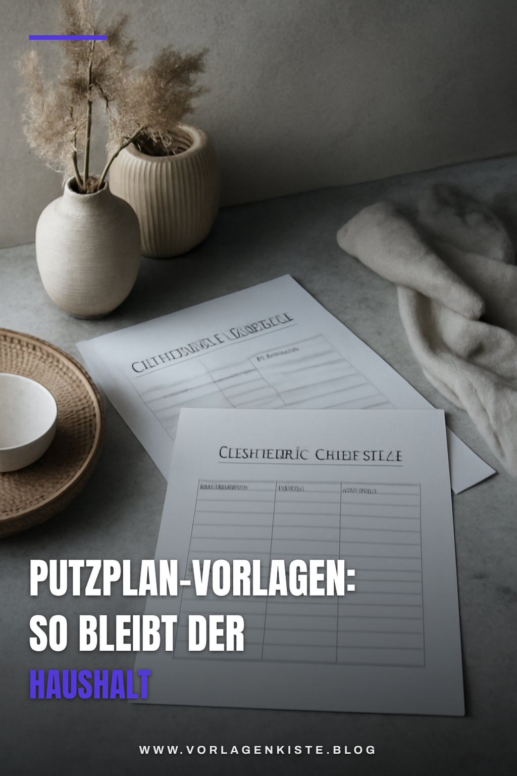 Putzplan-Vorlagen: So bleibt der Haushalt ohne Stress sauber — Planer Kalender Putzplan-Vorlagen