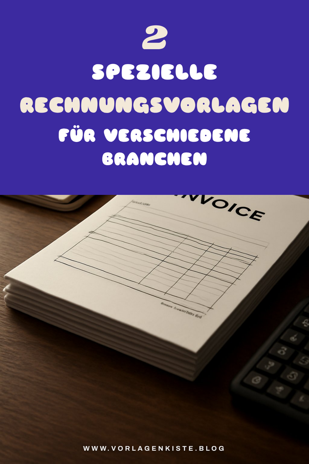 Rechnungsvorlagen für spezielle Branchen