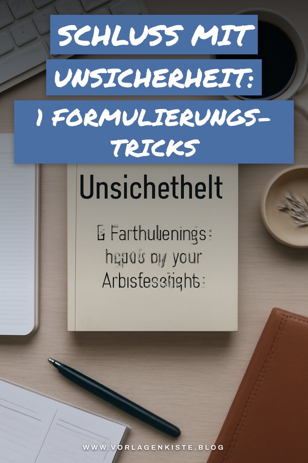 Schluss mit Unsicherheit: 1 Formulierungs-Tricks für dein Arbeitszeugnis — Lösungs-Schritt