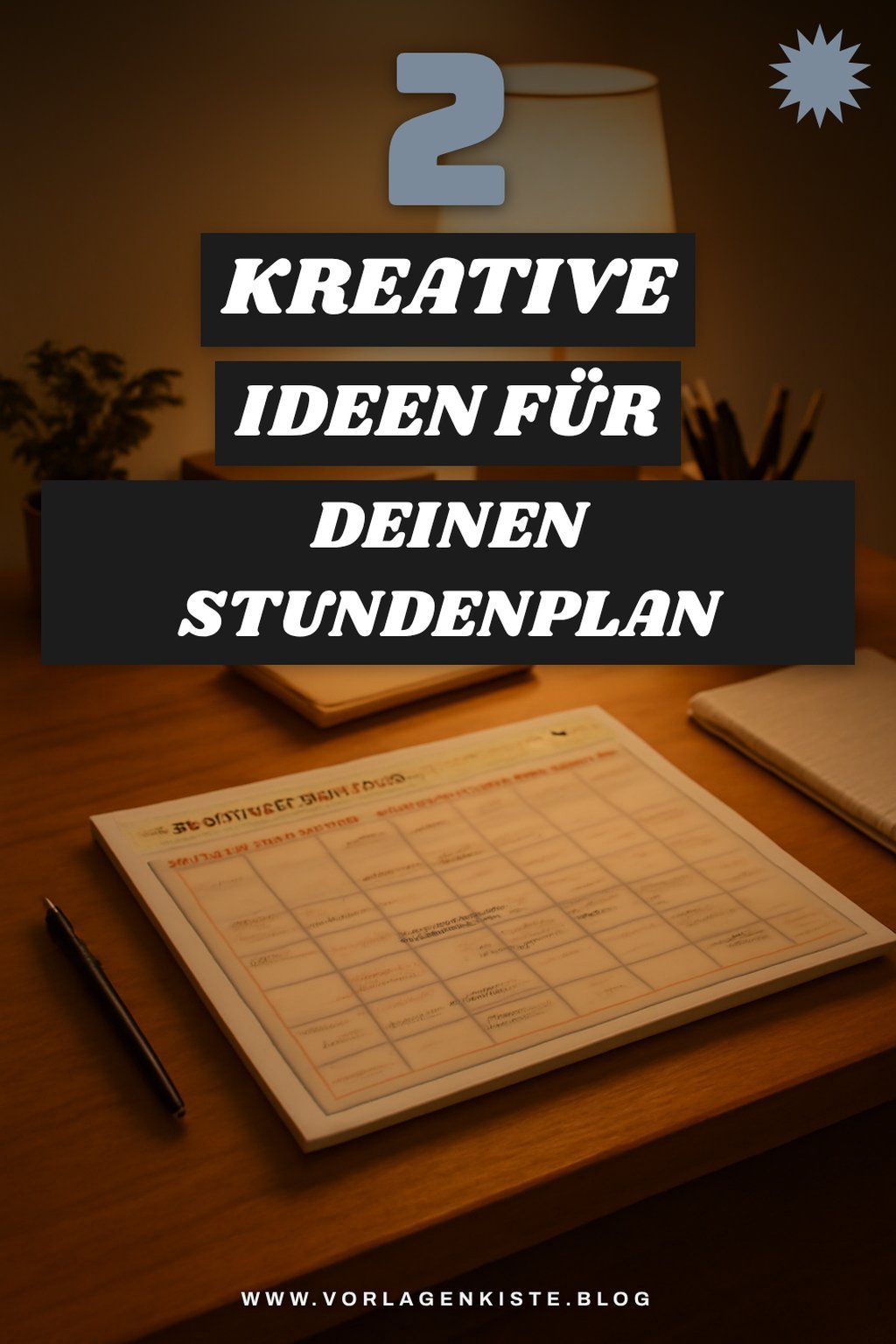 So gestaltest du deinen Stundenplan kreativ und einzigartig