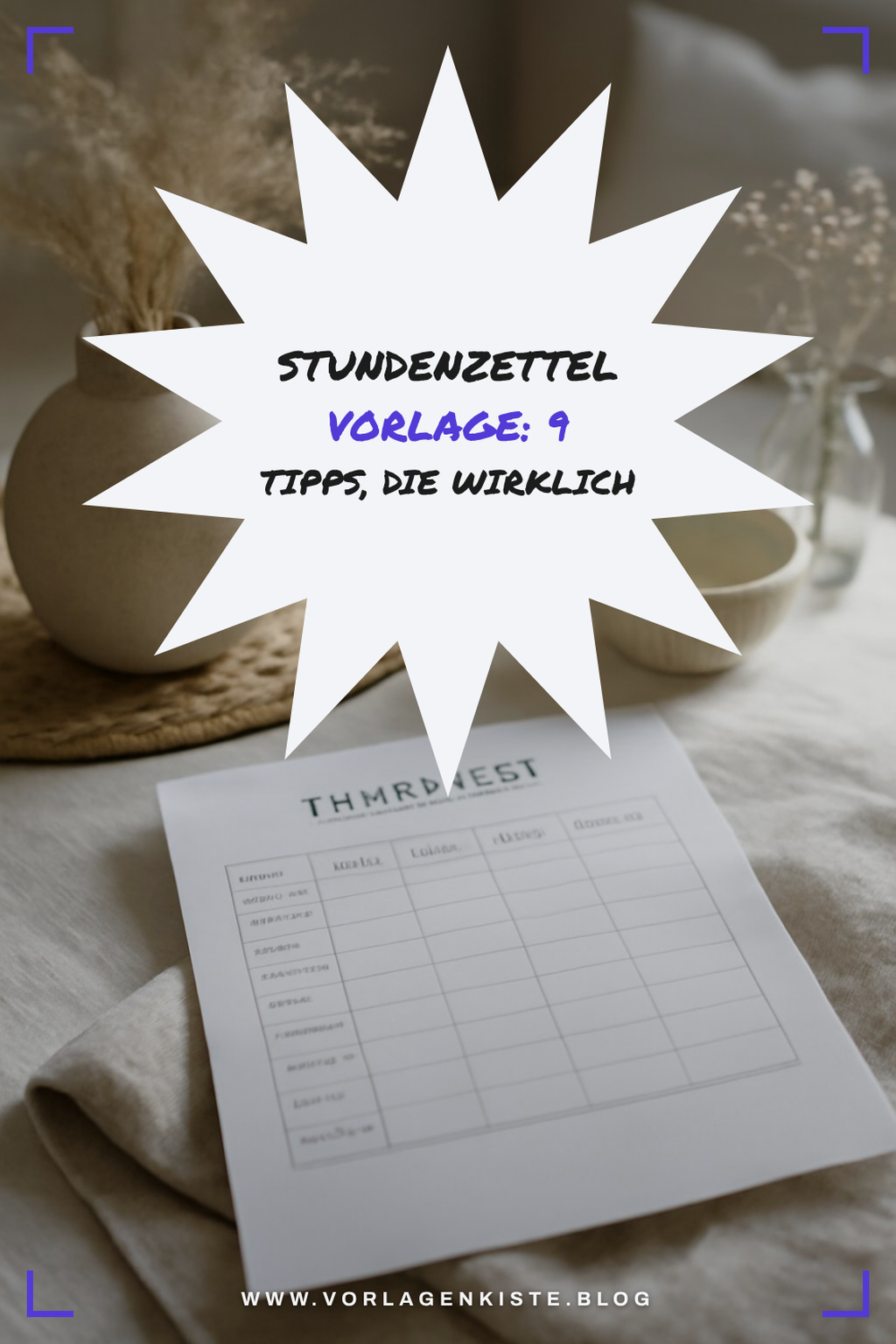 Stundenzettel Vorlage: 9 Tipps, die wirklich funktionieren