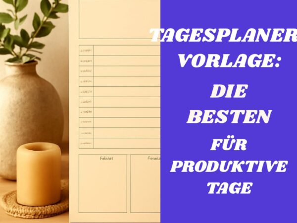 Tagesplaner-Vorlage: Die besten für produktive Tage