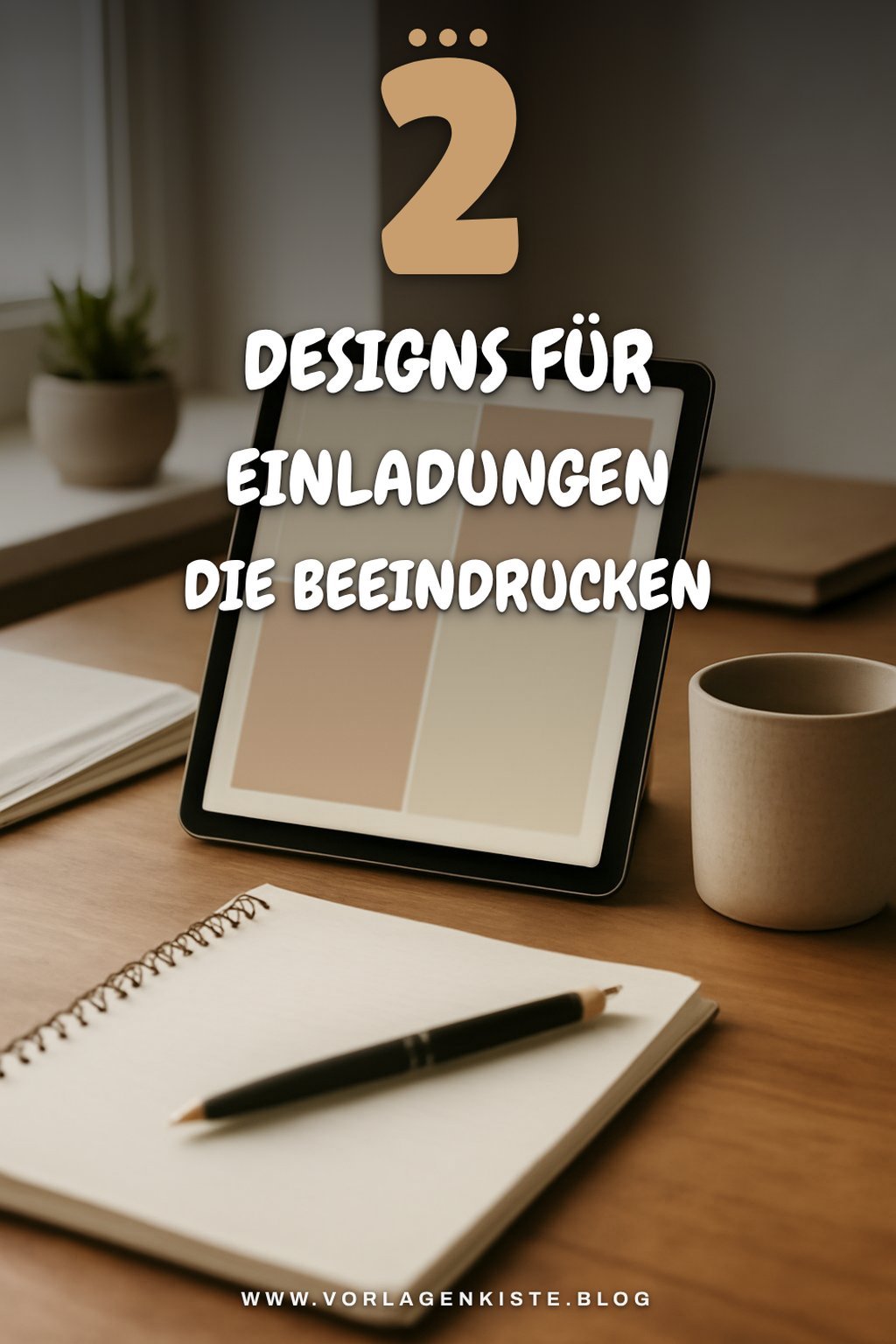Einladungen und Flyer gestalten