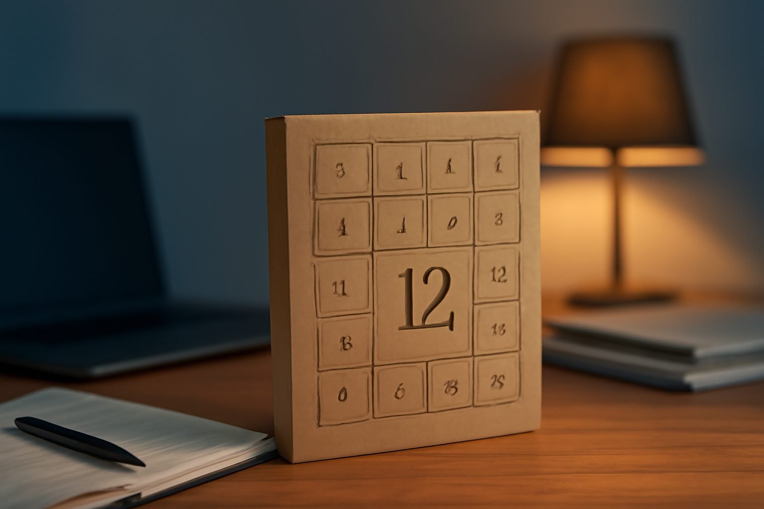 Advent Countdown Kalender zum Ausdrucken