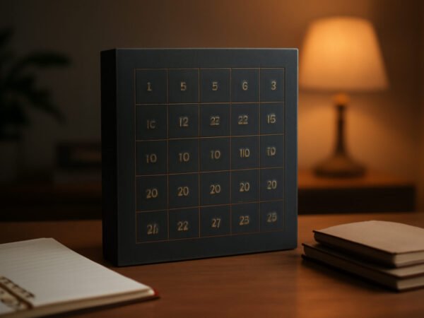 Adventskalender Zahlen Vorlage: die Checkliste zum Abhaken