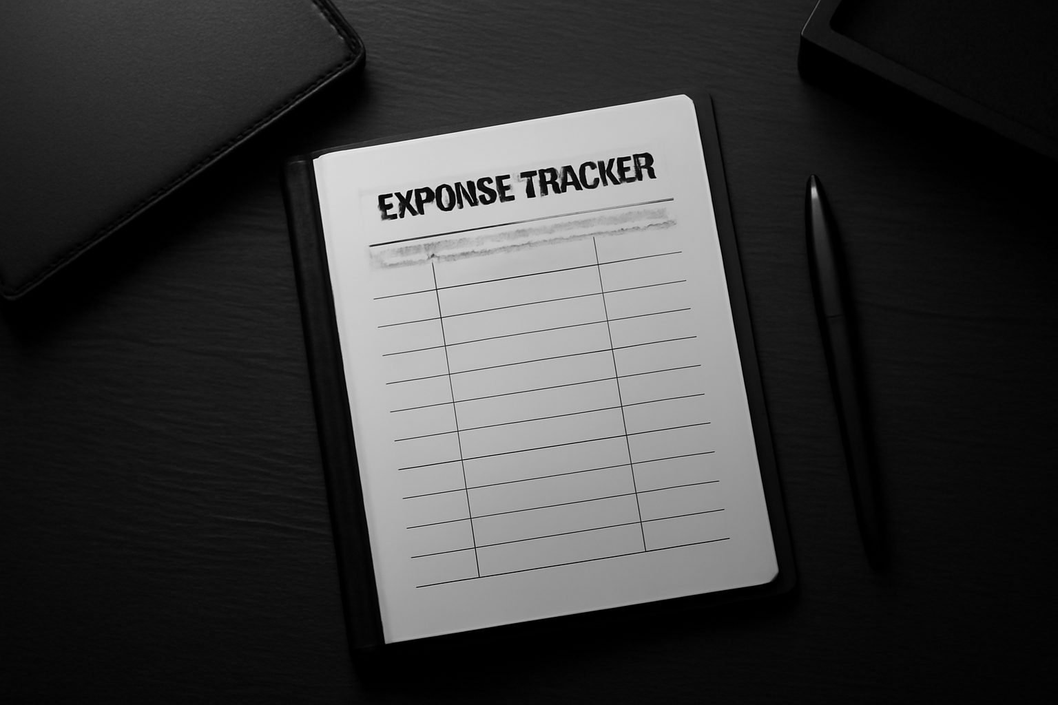 Ausgaben Tracker Vorlage zum Ausdrucken