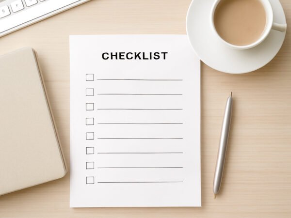 Checkliste Vorlage zum Ausdrucken — 8 Punkte zum Abhaken