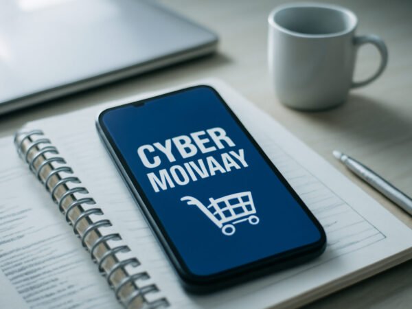 Cyber Monday Einkaufsliste Vorlage — 12 Punkte zum Abhaken