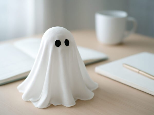 Geist Bastelvorlage zum Ausdrucken — 12 Punkte zum Abhaken