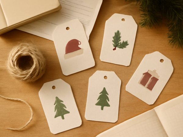 Geschenkanhänger Vorlage Weihnachten (kostenlos)
