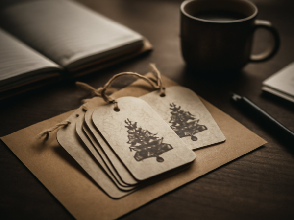 Geschenkanhänger Weihnachten zum Ausdrucken